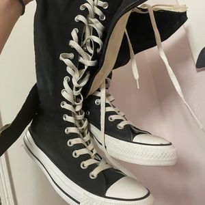 Knee high converse